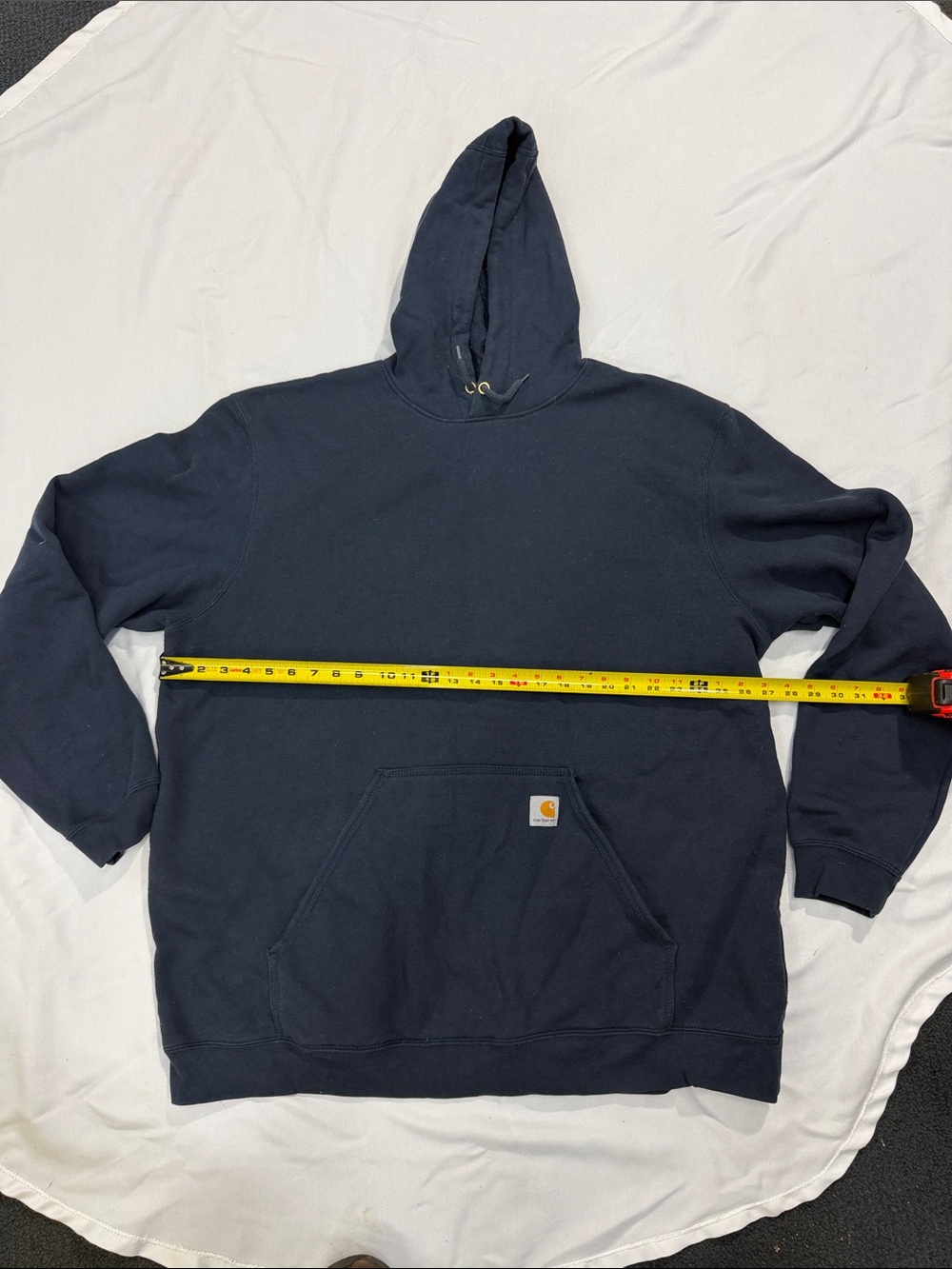 Carhartt Dark Navy Hooded Pullover Sweatshirt